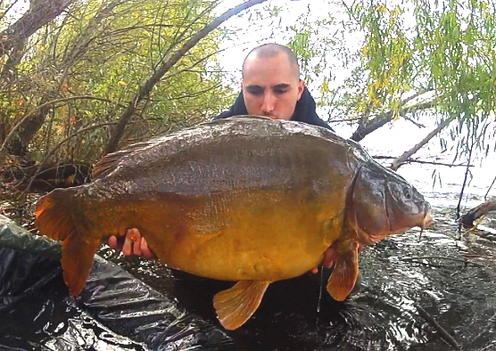 Julien et une grosse miroir  la YELLOW Fruit !