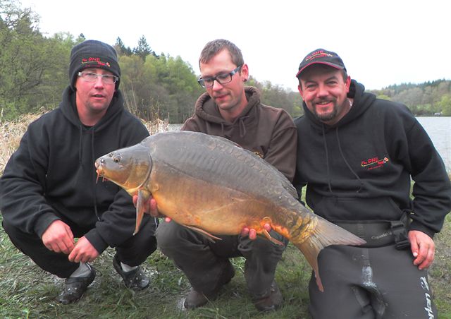 Laurent, Mathieu et Greg en pche commune The ONE !