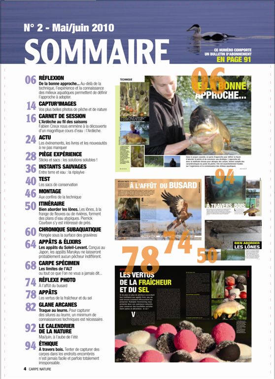 Le sommaire du n&deg;2
